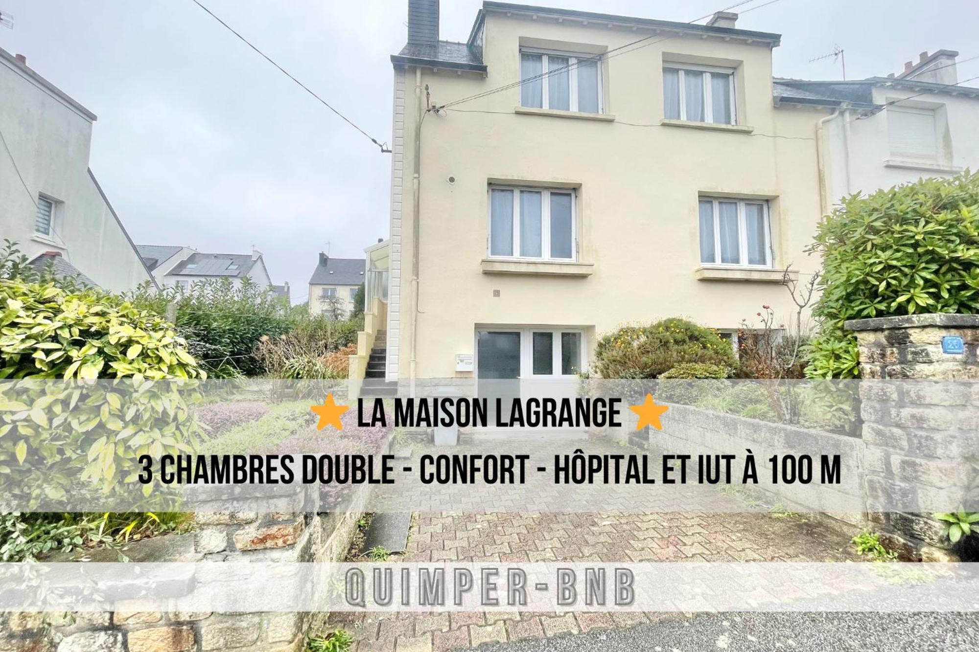 Maison Lagrange - 4 Chambres Quartier Iut Hopital Quimper Luaran gambar