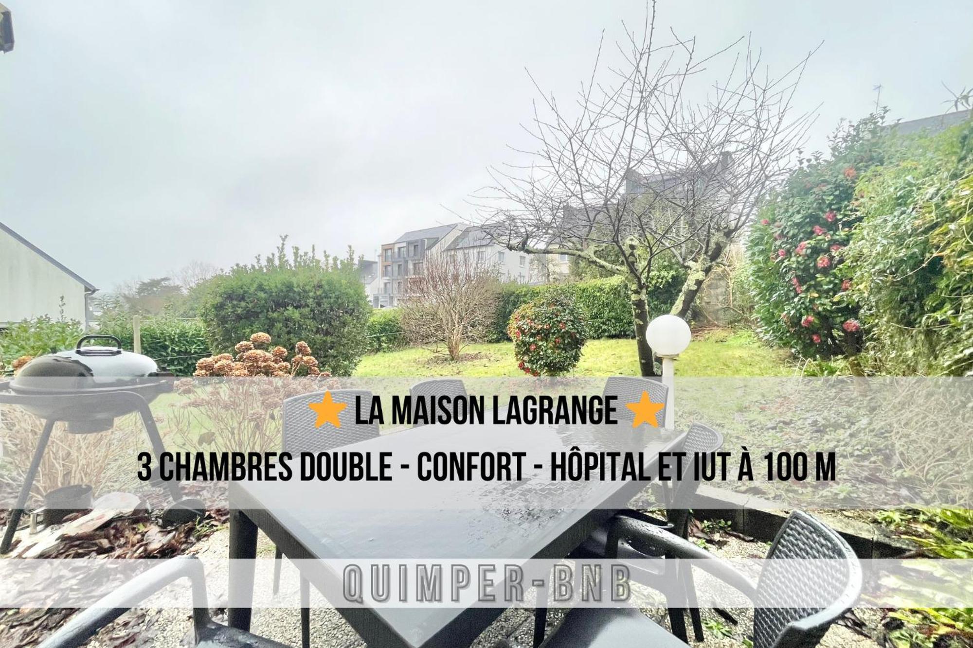 Maison Lagrange - 4 Chambres Quartier Iut Hopital Quimper Luaran gambar